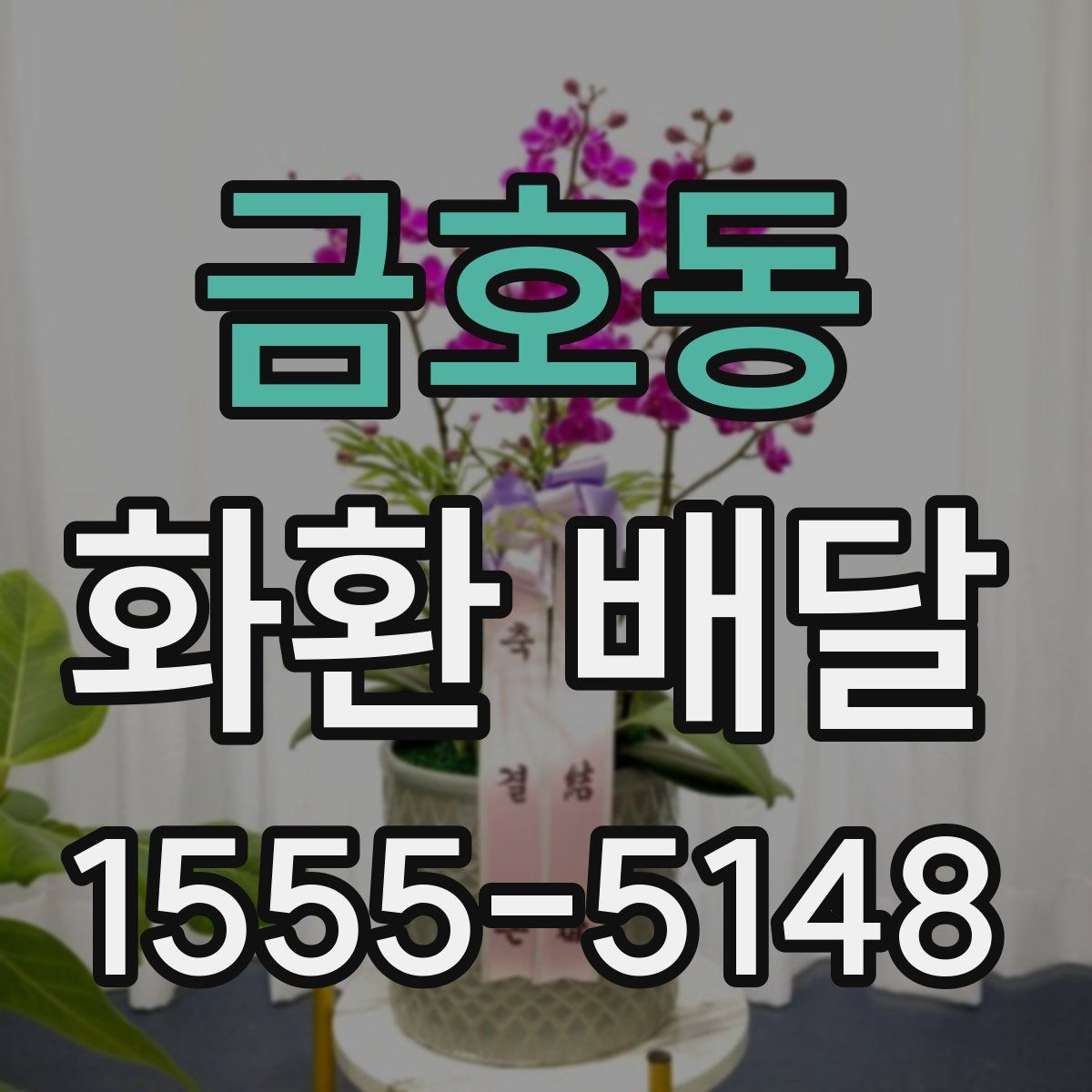 금호동 화환 배달