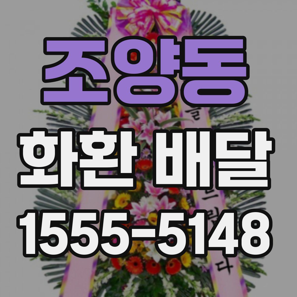 조양동 화환 배달