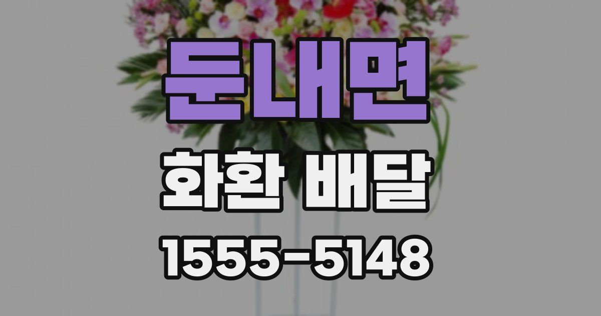 둔내면 화환 배달