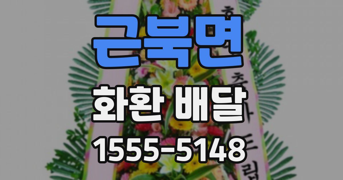 근북면 화환 배달