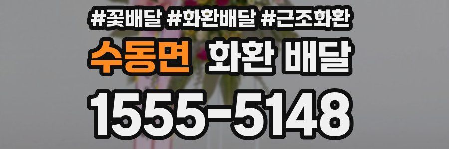 수동면 화환 배달