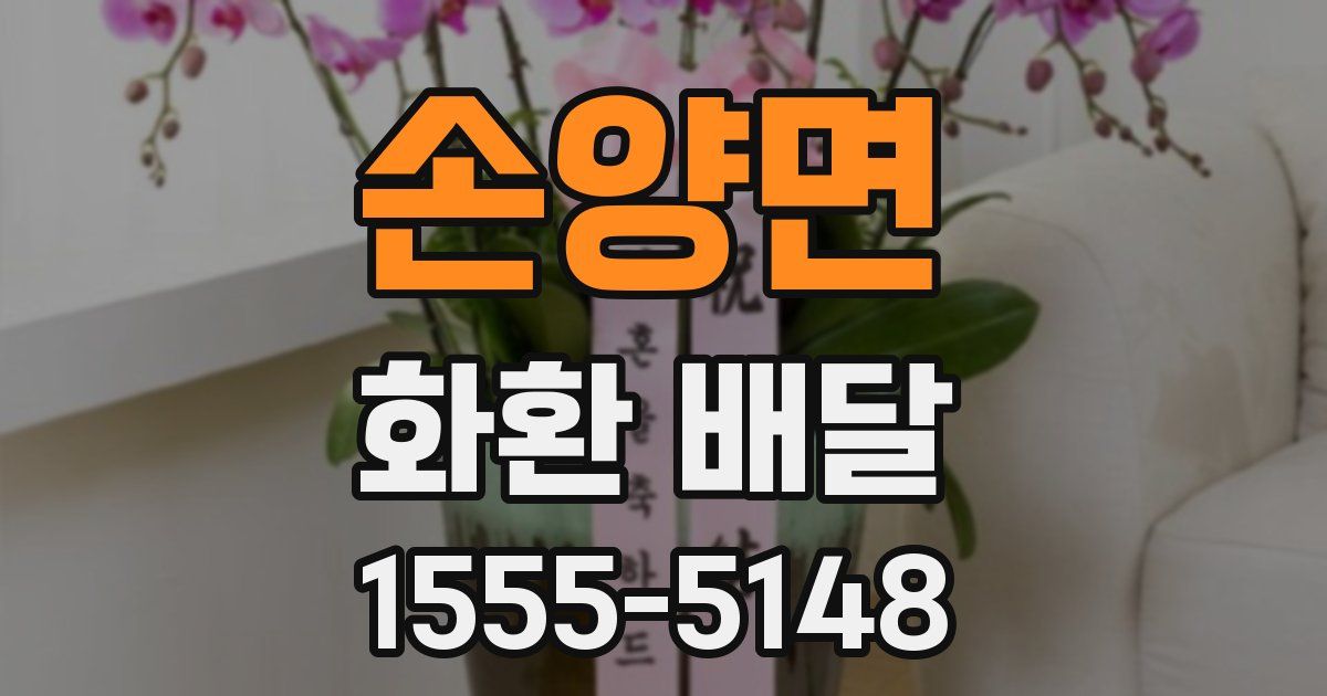 손양면 화환 배달