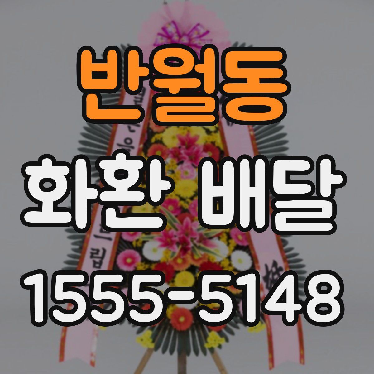 반월동 화환 배달