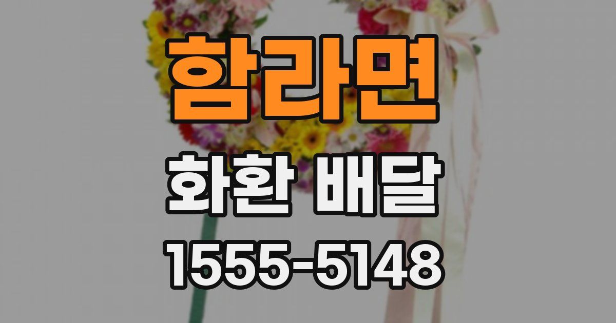 함라면 화환 배달