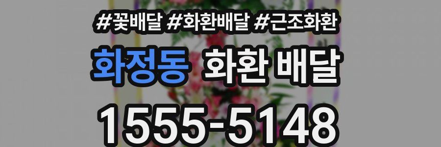 화정동 화환 배달