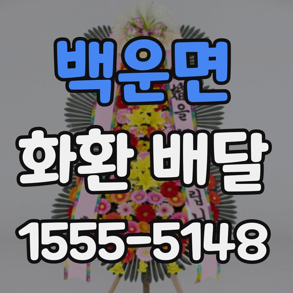 백운면 화환 배달