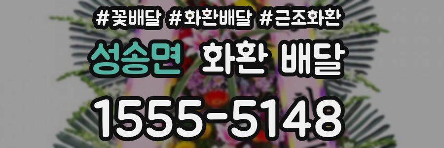 성송면 화환 배달