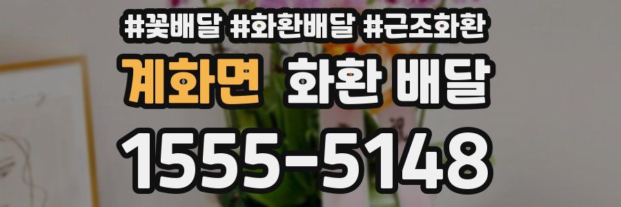 계화면 화환 배달