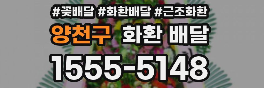 양천구 화환 배달