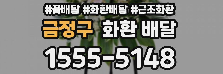 금정구 화환 배달