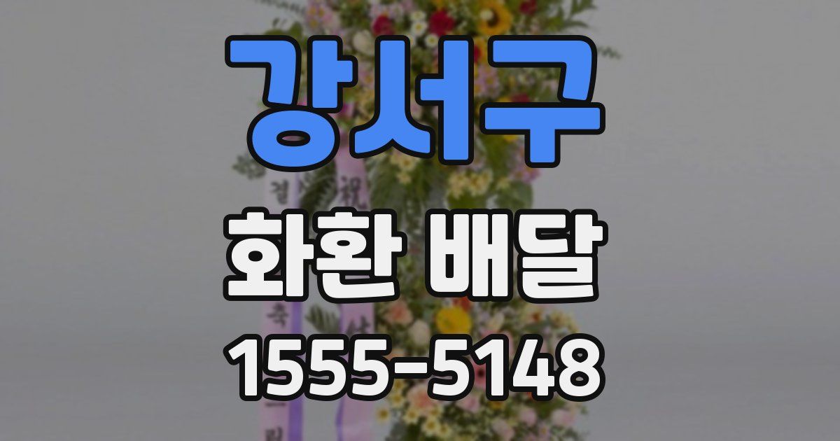 강서구 화환 배달