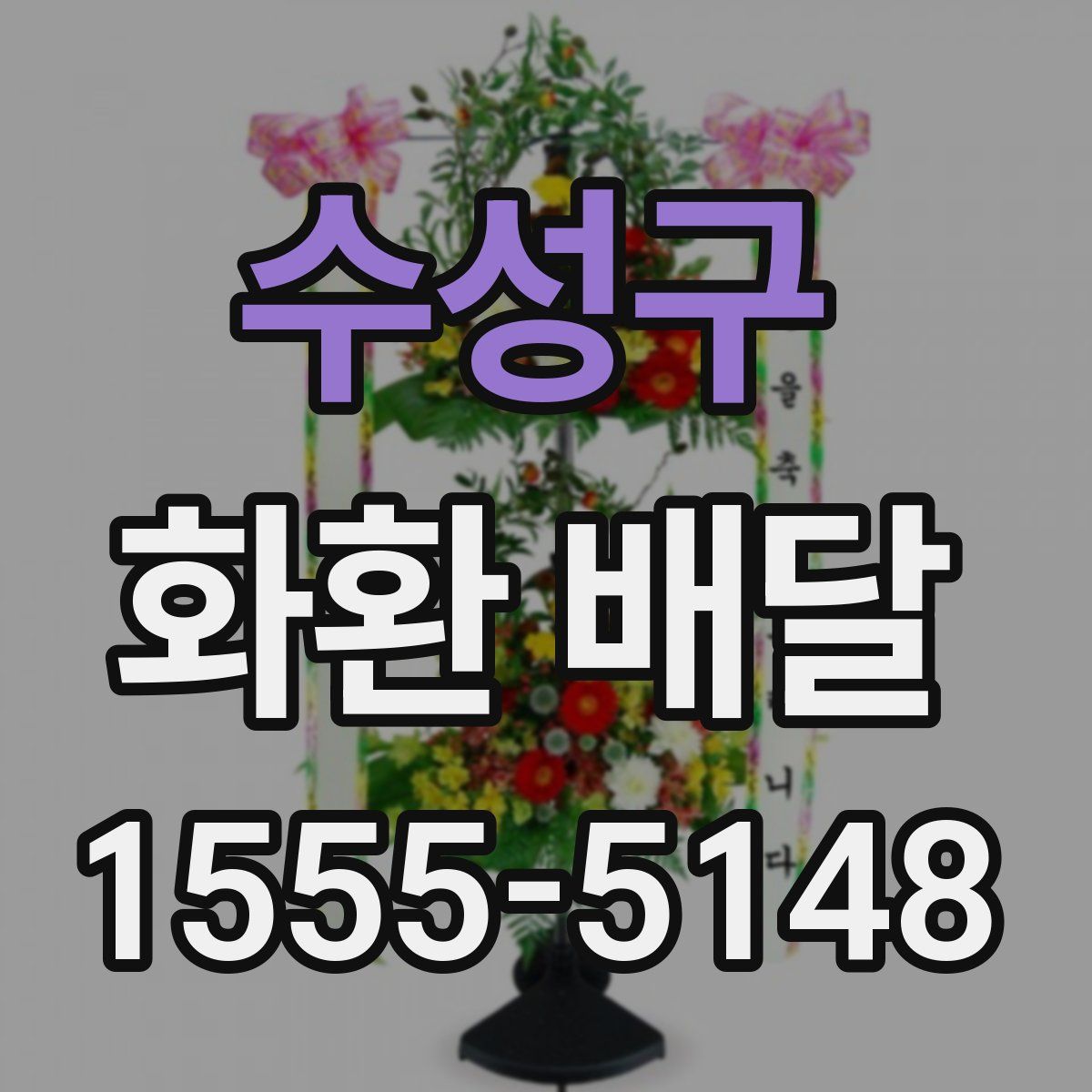 수성구 화환 배달