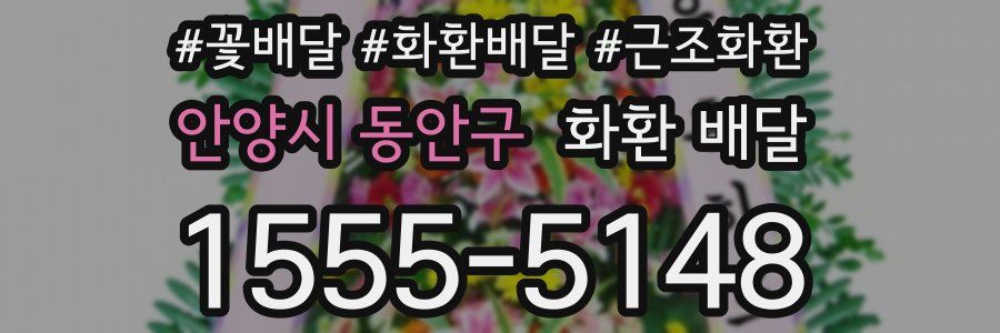 안양시 동안구 화환 배달