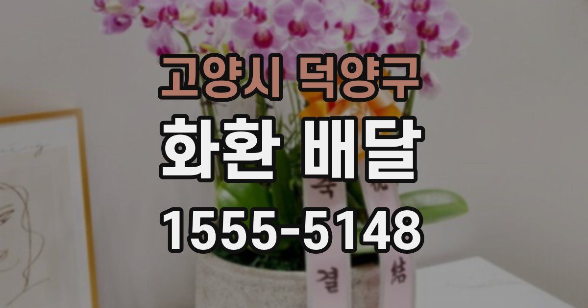 고양시 덕양구 화환 배달
