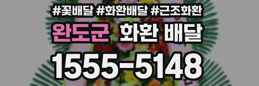 완도군 화환 배달