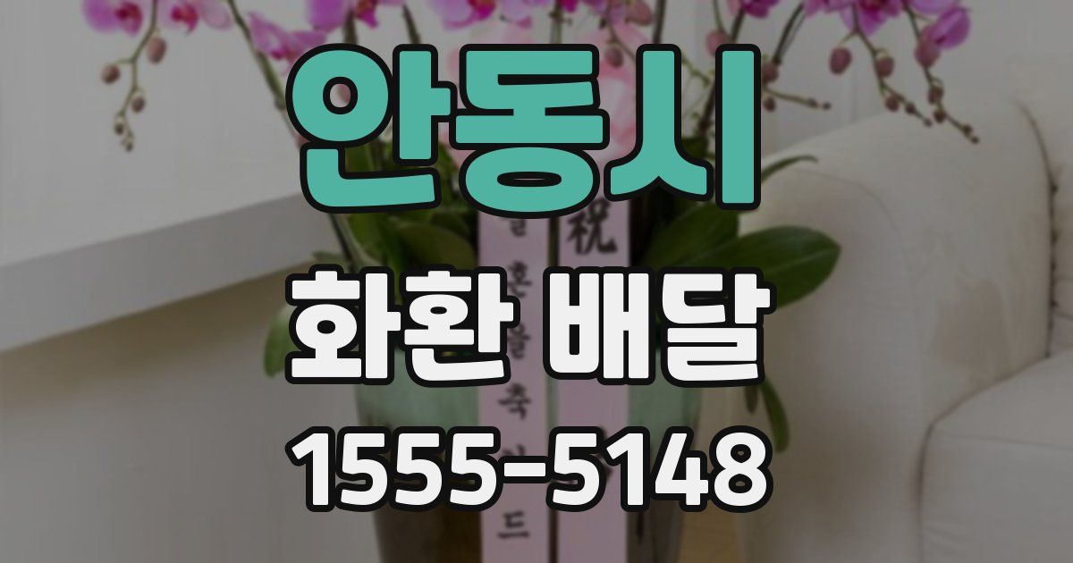 안동시 화환 배달