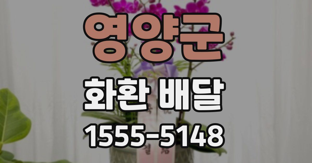 영양군 화환 배달
