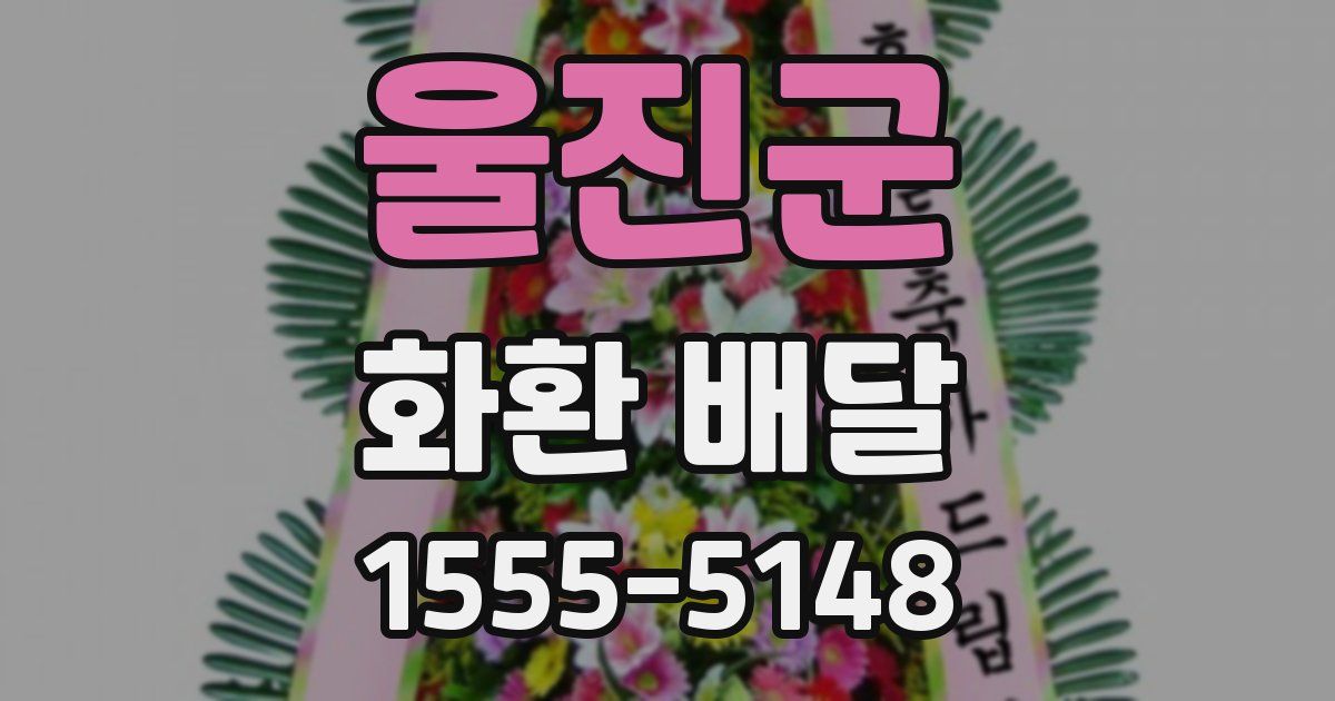 울진군 화환 배달