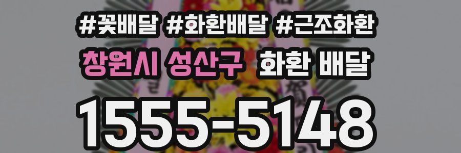 창원시 성산구 화환 배달
