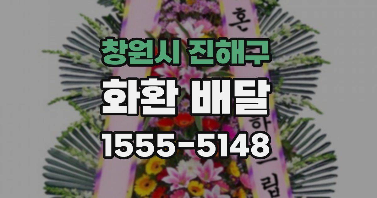 창원시 진해구 화환 배달