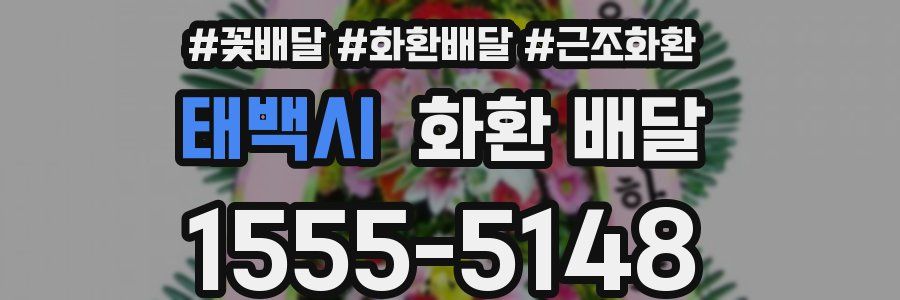 태백시 화환 배달