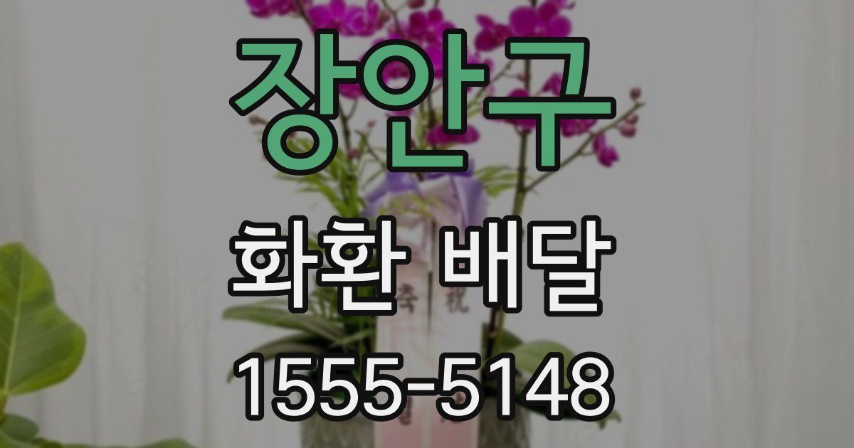 장안구 화환 배달