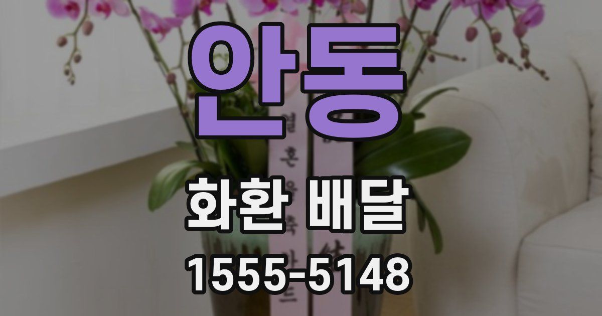 안동 화환 배달