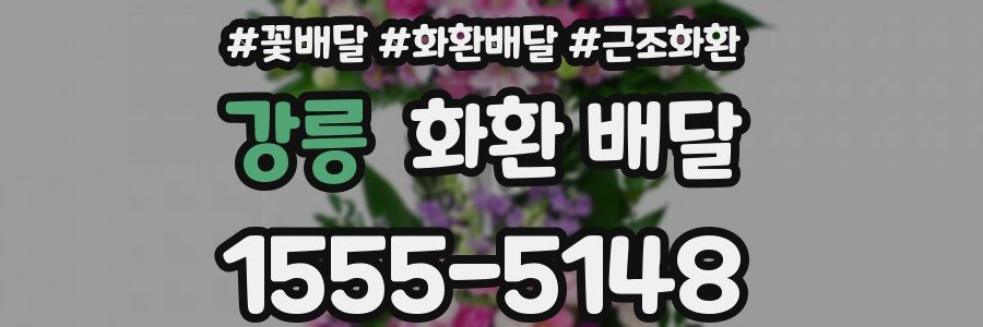 강릉 화환 배달