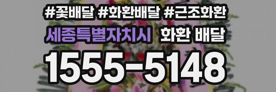 세종특별자치시 화환 배달