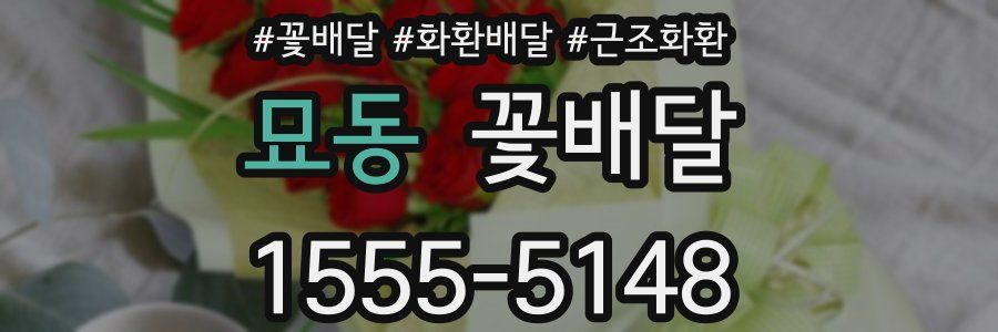 묘동 꽃배달