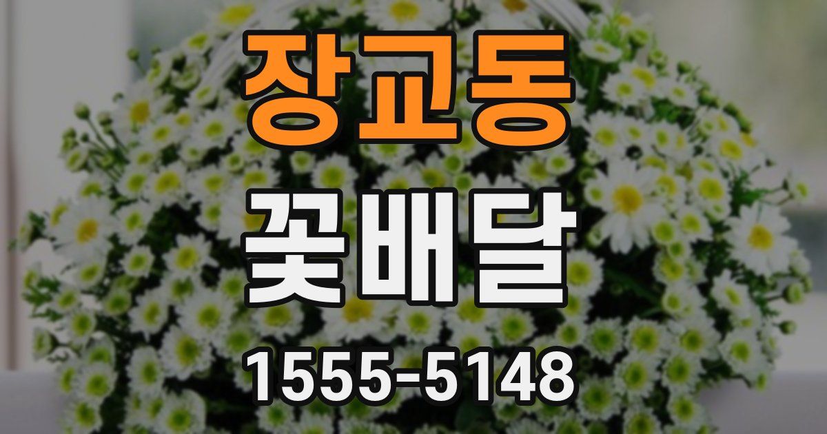 장교동 꽃배달