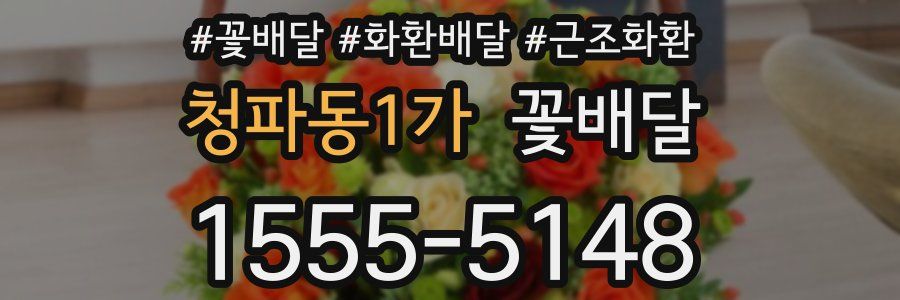 청파동1가 꽃배달