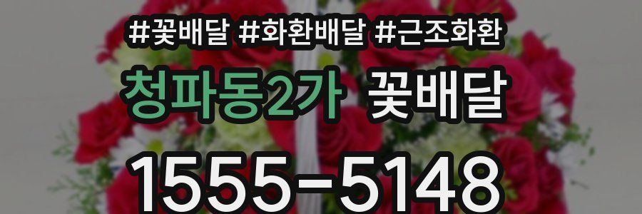 청파동2가 꽃배달