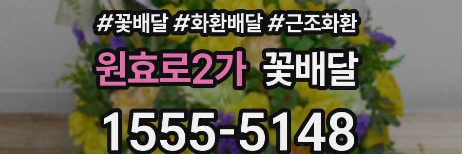 원효로2가 꽃배달