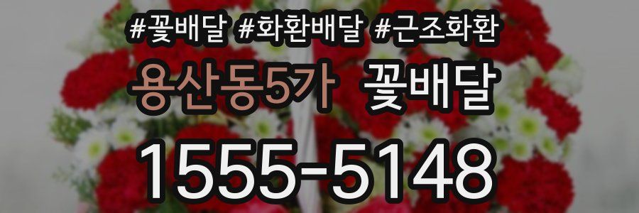 용산동5가 꽃배달