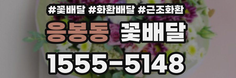 응봉동 꽃배달