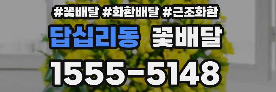 답십리동 꽃배달