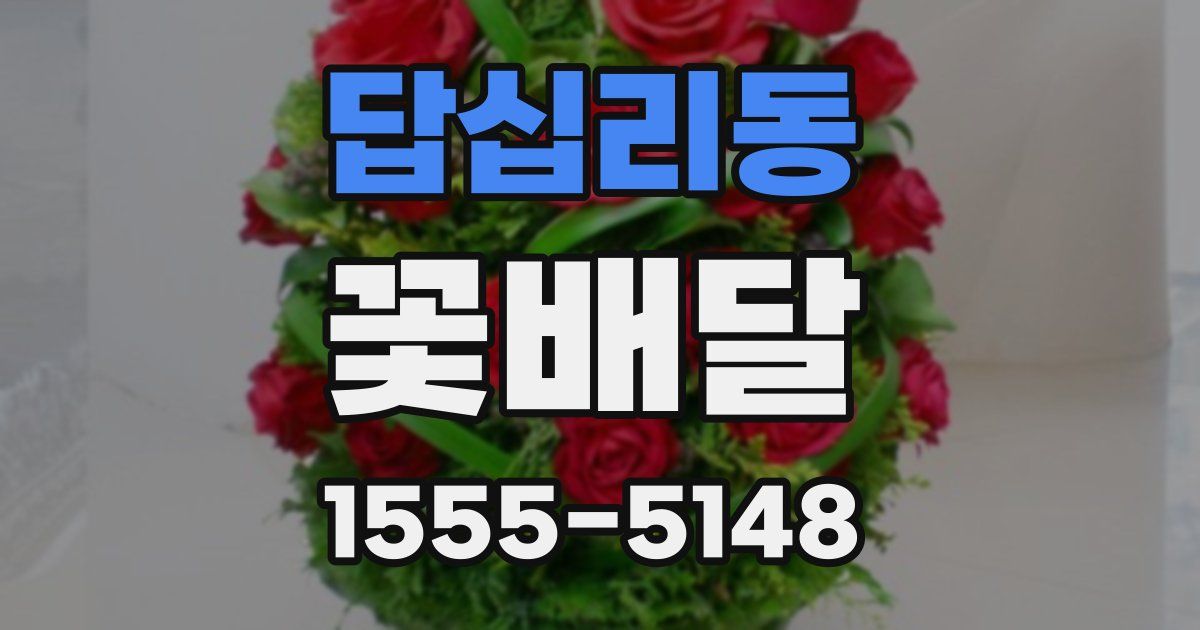답십리동 꽃배달