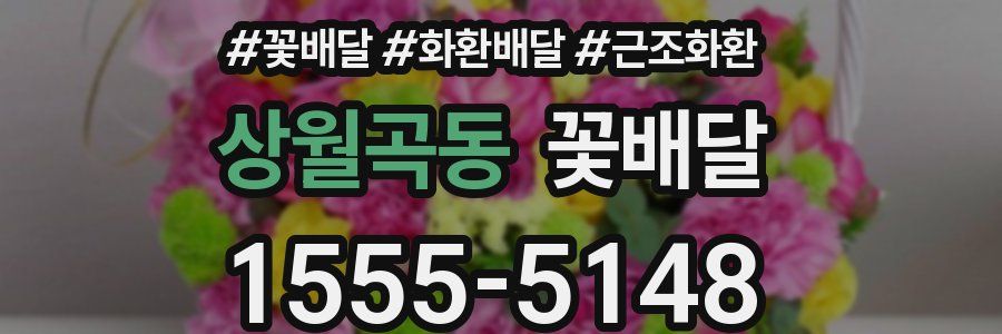 상월곡동 꽃배달