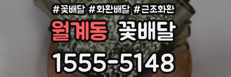 월계동 꽃배달