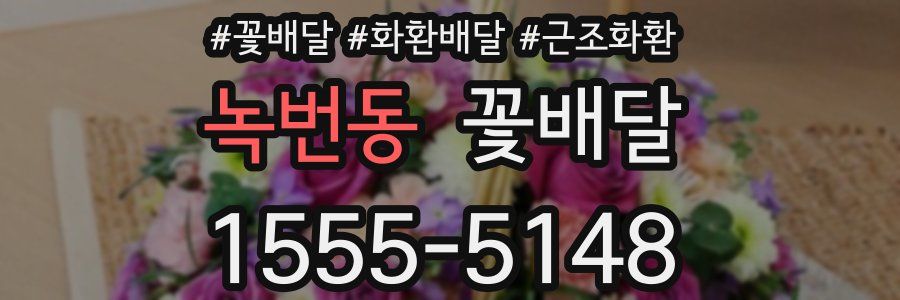녹번동 꽃배달