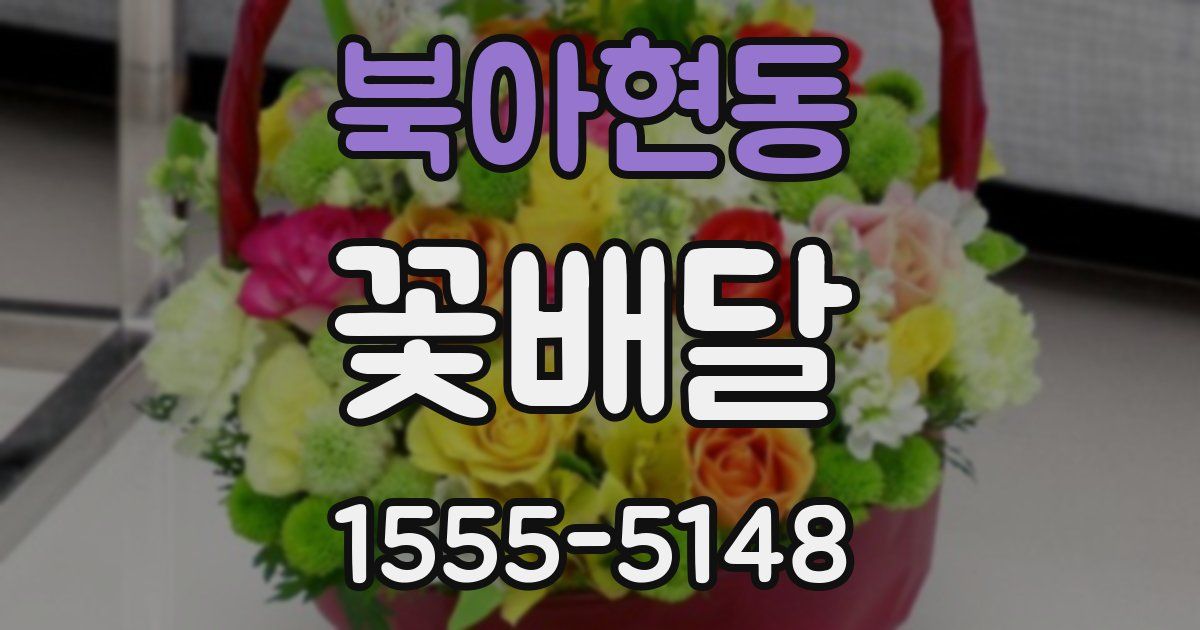 북아현동 꽃배달
