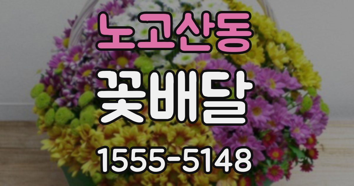 노고산동 꽃배달