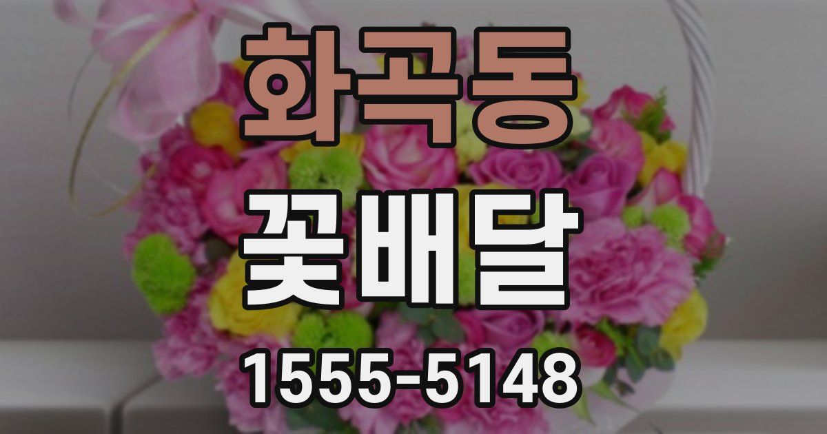 화곡동 꽃배달