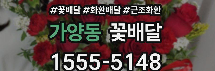 가양동 꽃배달