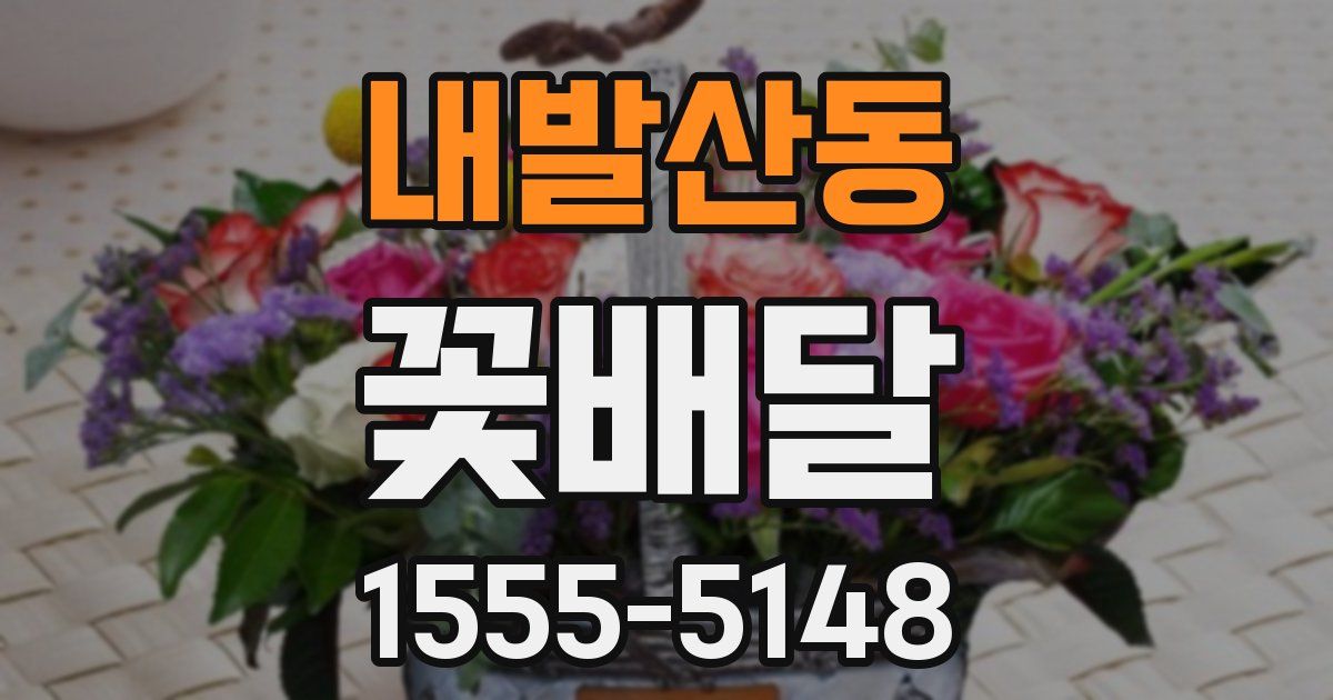 내발산동 꽃배달