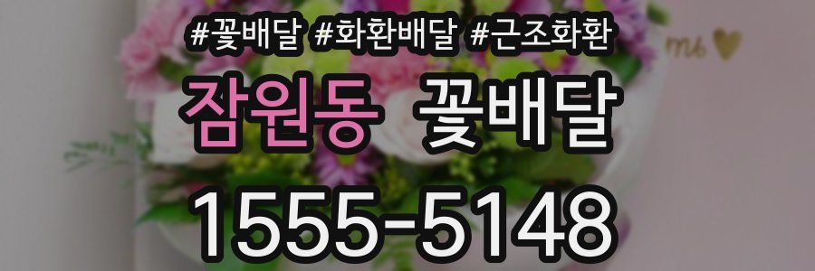 잠원동 꽃배달