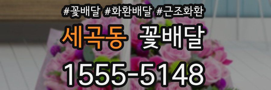 세곡동 꽃배달