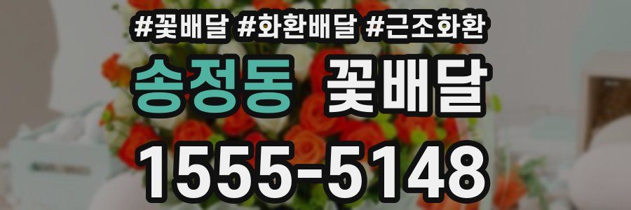 송정동 꽃배달