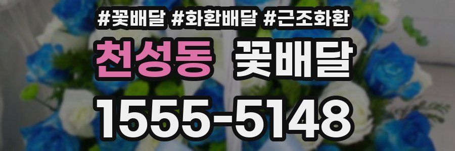천성동 꽃배달